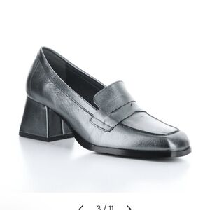 NEW! BOS. & CO. Women's Ama Carbon Leather Penny Loafers 41=10/10.5.